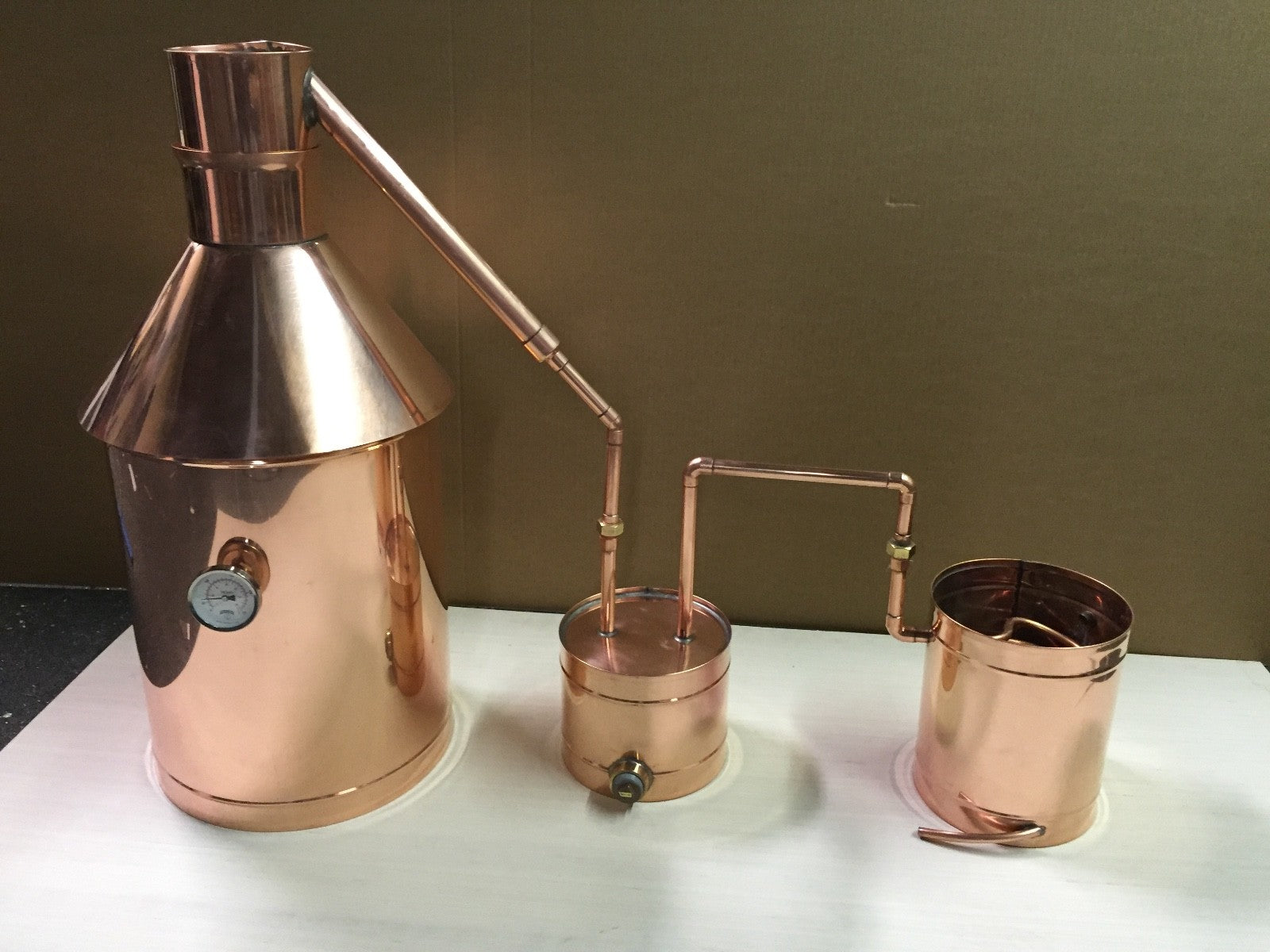 6 Gallon Copper Moonshine Still+Thumper+Worm-Heavy 20oz Copper Private Listing — copper still for sale