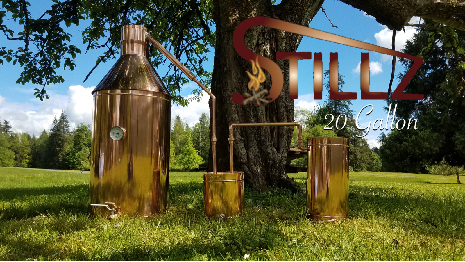 Copper Moonshine Still 20 Gal. Heavy 22 Ga. Copper Still — copper still for sale